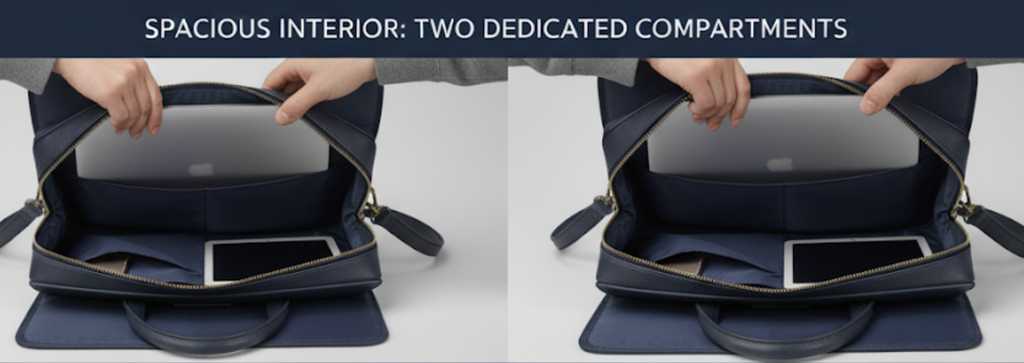 Premium Office Laptop Bag - Sleek & Professional Work Companion